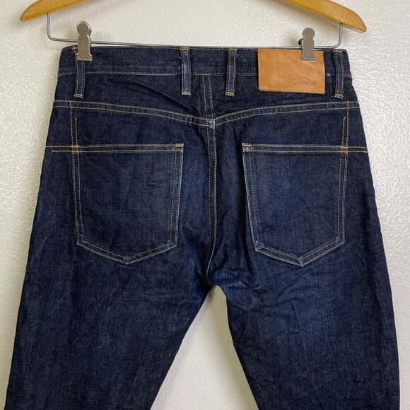 3Sixteen St-101X Slim Tapered Jeans Mens 30 Raw Denim Button Fly *NOT SELVEDGE* - Picture 3 of 11